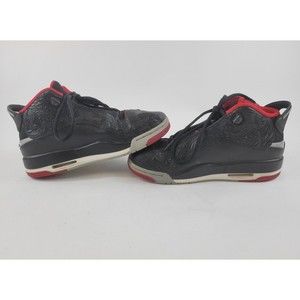 Nike Air Jordan Dub-Zero Bred Black Cement BG 2016 sz 5.5Y